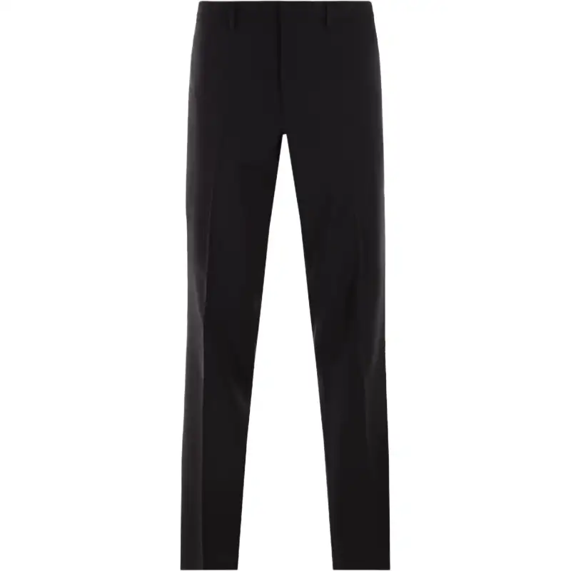 PRADA Logo Patch Tailored Trousers