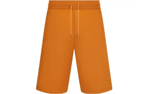 DIOR x PARLEY SS22 Solid Color Casual Shorts Men's Orange
