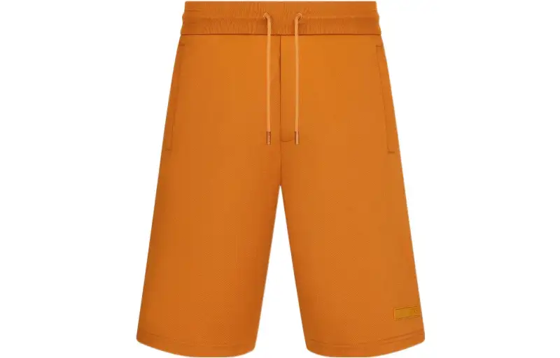 DIOR x PARLEY SS22 Solid Color Casual Shorts Men's Orange