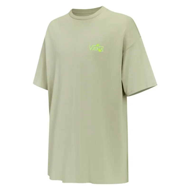 Vans T-Shirts Men's Green Crew Neck Moderate