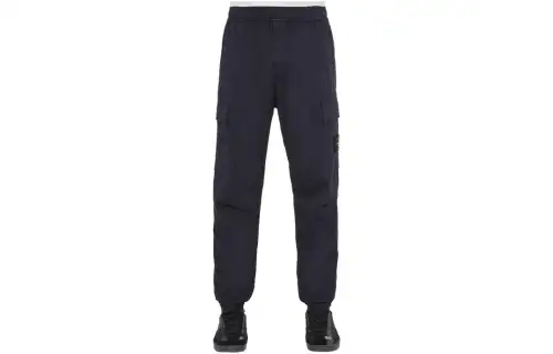 STONE ISLAND Casual Pants Men's Marine Blue Moderate Straight Fit Pants