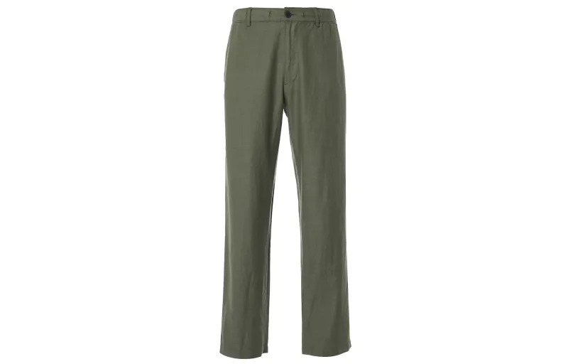 UNIQLO Casual Pants Men's Olive Moderate Straight Fit Pants