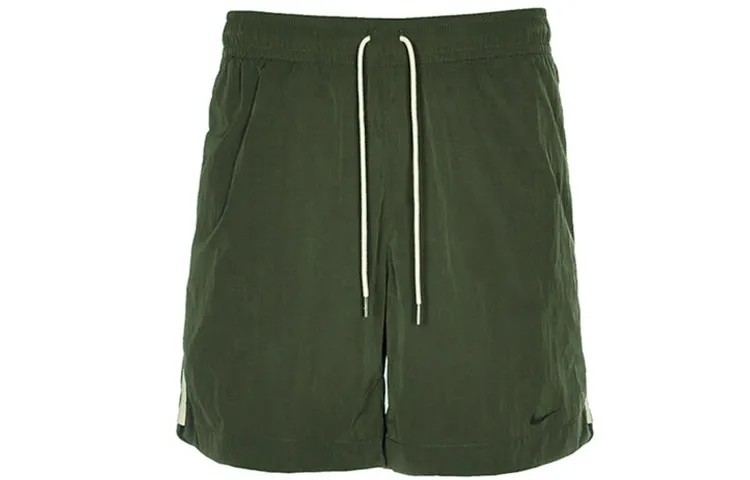Nike Casual Shorts Men's Green Moderate Straight Fit Pants