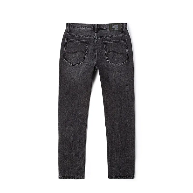 Lee Jeans Men's Black Moderate Tapered Pants