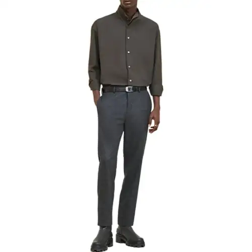 HERMES FW24 Casual Pants Men's Gray