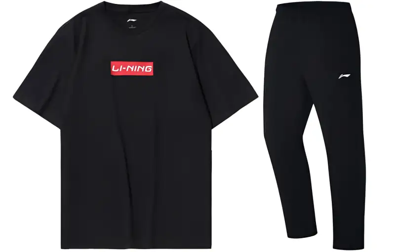 Li Ning Casual Sportswear Unisex Crew Neck Moderate