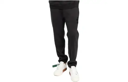 Chrome Hearts Casual Pants Men's Black Moderate Cuffed Pants