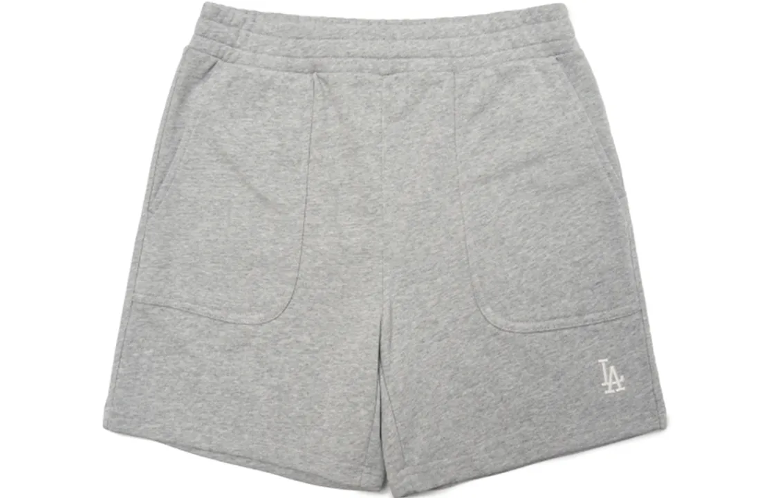 MLB Basic Logo Casual Shorts Unisex Gray Moderate
