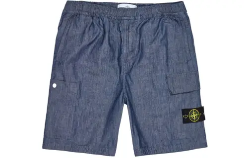 STONE ISLAND Casual Shorts Men's Blue