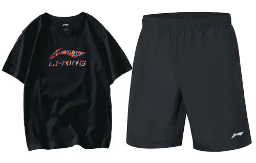 Li Ning Casual Sportswear Men's Crew Neck Moderate