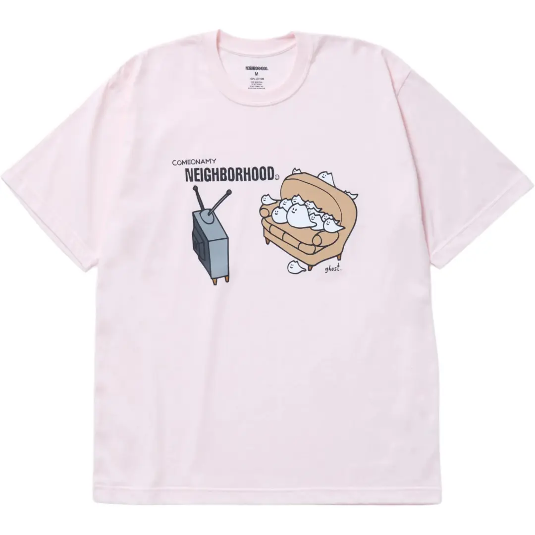 NEIGHBORHOOD T Shirts Men's Crew Neck Moderate Straight Fit