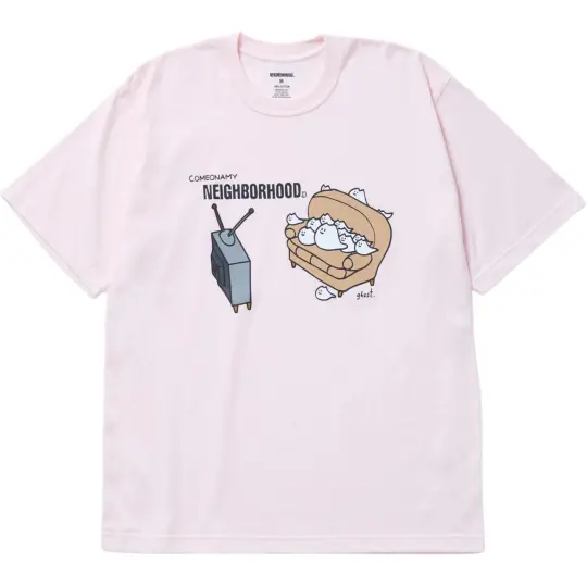 NEIGHBORHOOD T Shirts Men's Crew Neck Moderate Straight Fit