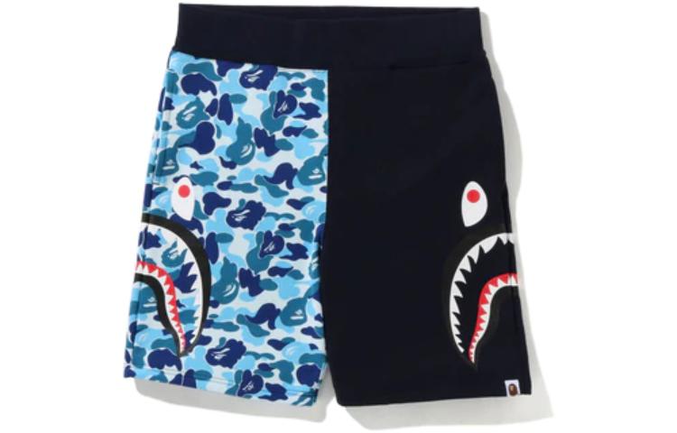 Bape Abc Camo Side Shark Sweat Shorts
