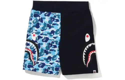 Bape Abc Camo Side Shark Sweat Shorts