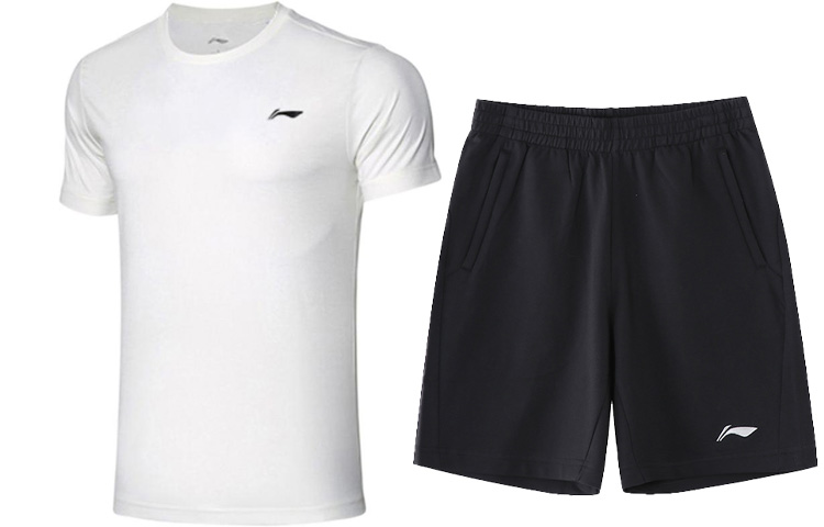 Li Ning Casual Sportswear Men’s Crew Neck Moderate