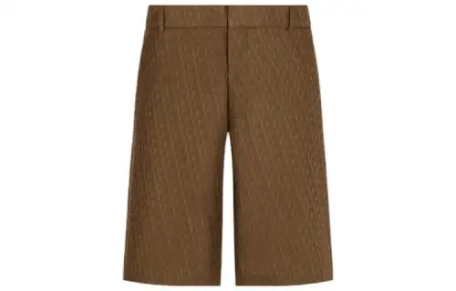 DIOR Quarterly New Products FW22 Casual Shorts Men's Brown