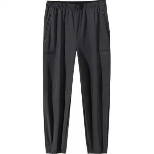 Anta Variety Training Collection Anta Elite Collection, Casual Lace Up Fleece Lined Thermal Knitted Sweatpants Men's