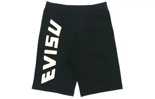 EVISU Casual Shorts Men's Black Moderate