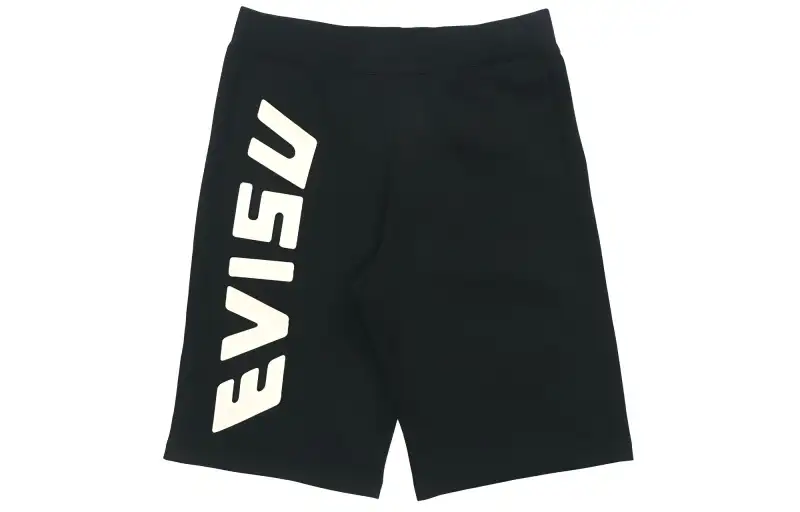 EVISU Casual Shorts Men's Black Moderate