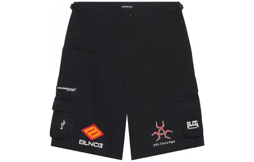 Balenciaga Casual Shorts Men's Black