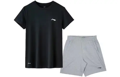 Li Ning Casual Sportswear Men's Crew Neck Moderate