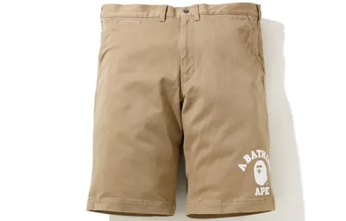 Bape College Chino Shorts
