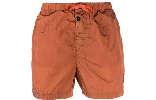 STONE ISLAND Casual Shorts Men's Orange Moderate