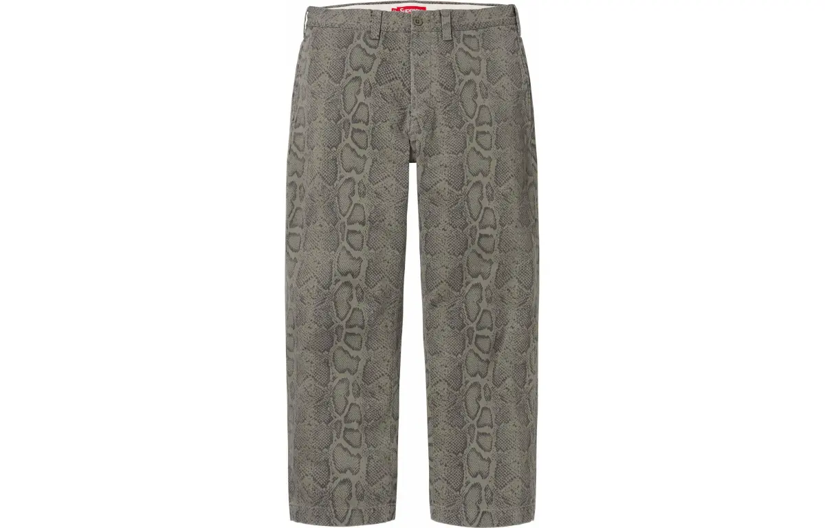 Supreme Snake Print Chino Pant