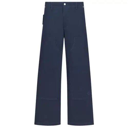 DIOR SS25 Summer Men's Clothing Collection Cargo Pants Men's Marine Blue