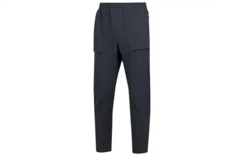 PUMA Casual Pants Men's Black Moderate Tapered Pants