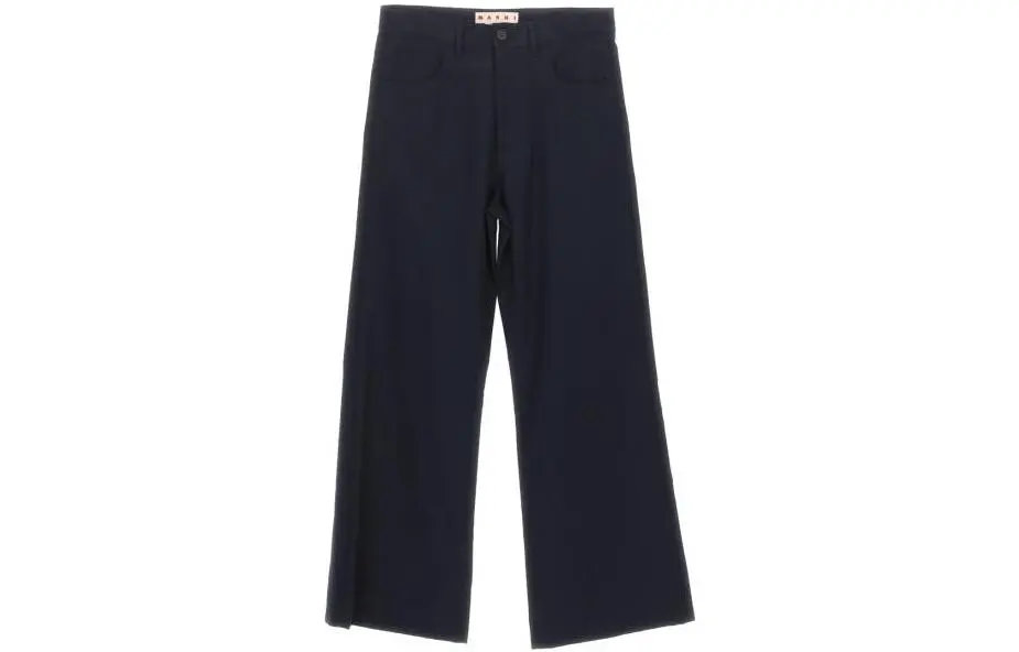 MARNI Casual Pants Men's Marine Blue Moderate Straight Fit Pants