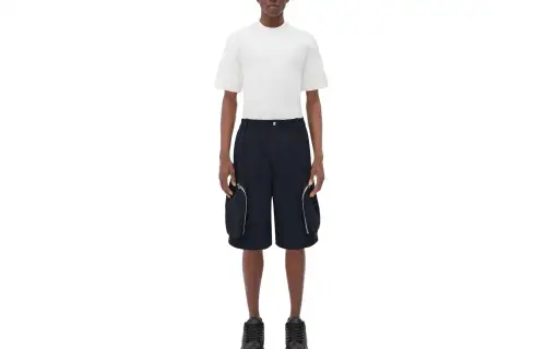 Bottega Veneta SS23 Cargo Shorts Men's Black