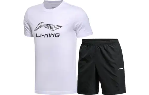 Li Ning Sports Life Collection Casual Sportswear Men's Crew Neck Moderate