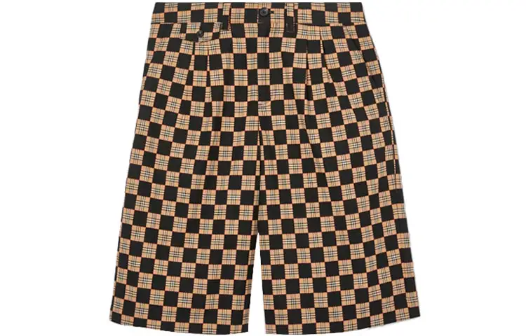 Burberry Chequer Jacquard Tailored Shorts
