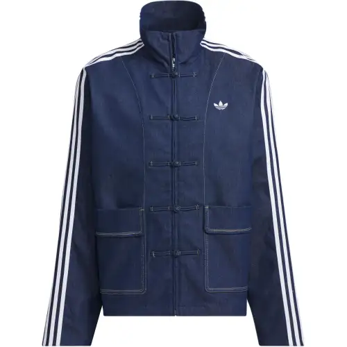 Adidas Originals TRACK TOP CN TT DENIM Jackets & Coats Unisex Dark Indigo