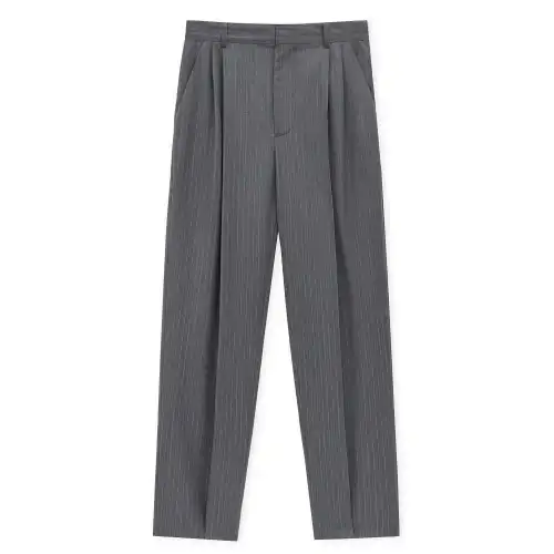 LOEWE FW24 Casual Pants Men's Gray