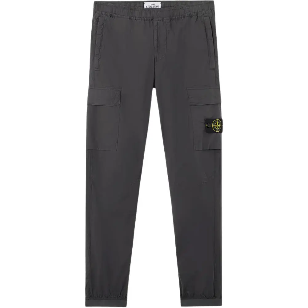 STONE ISLAND Compass Patch Tapered Leg Cargo Pants