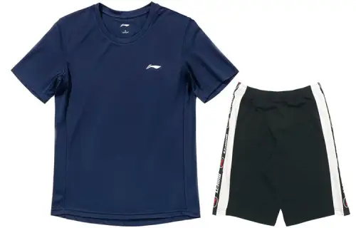 Li Ning Casual Sportswear Men's Crew Neck Moderate