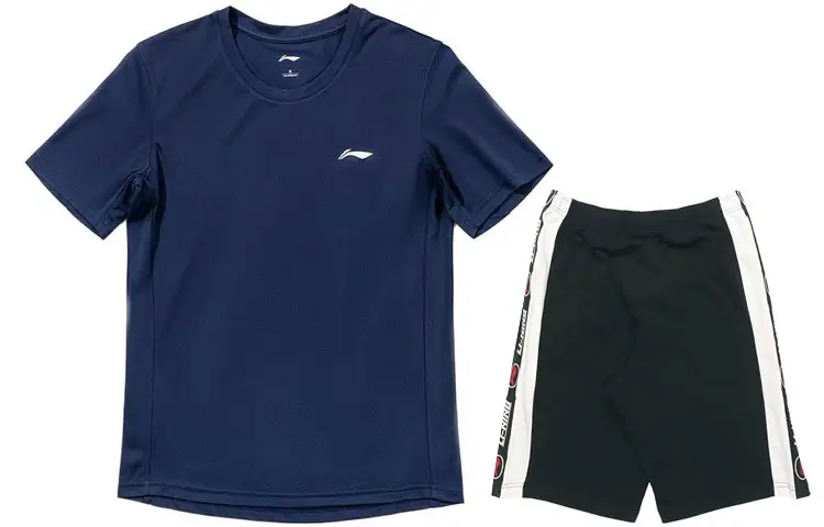 Li Ning Casual Sportswear Men's Crew Neck Moderate