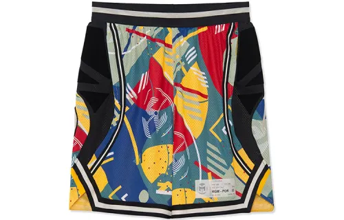 Li Ning Casual Shorts Men's Fresh Fruit Yellow All Over Print