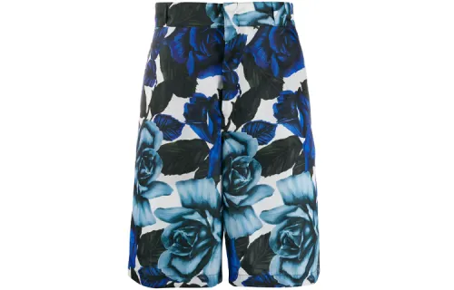 PRADA Casual Shorts Men's Blue Black Moderate