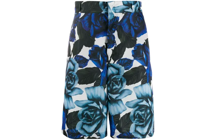 PRADA Casual Shorts Men's Blue Black Moderate