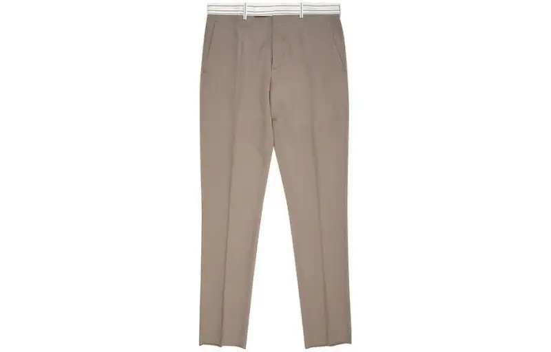 DIOR Trousers With Branded Belt