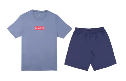Li Ning Casual Sportswear Men's Crew Neck Moderate