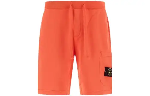STONE ISLAND SS22 Casual Shorts Men's Orange