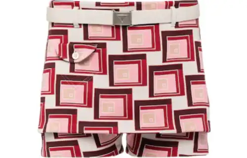 PRADA Casual Shorts Men's Red Moderate