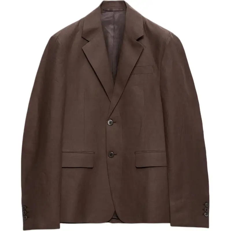 PRADA Single breasted Linen Blazer