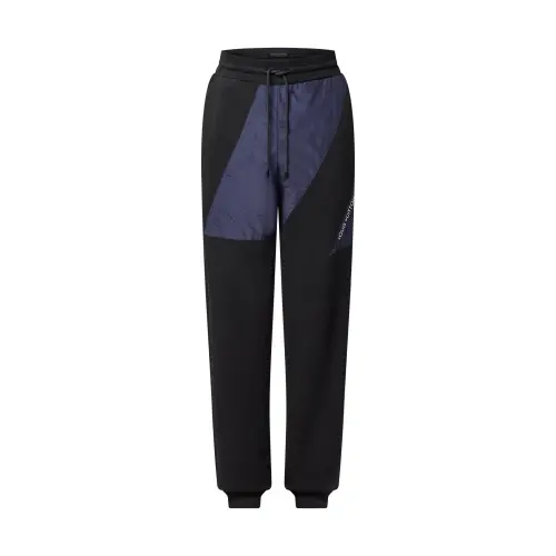 Lv Technical Nylon And Cotton Knit Pants