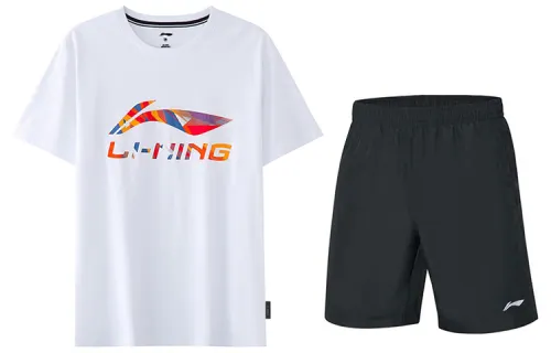 Li Ning Casual Sportswear Men's Crew Neck Moderate