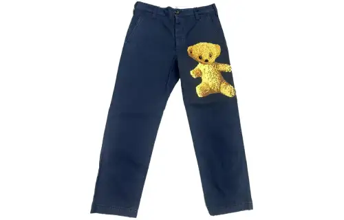 GUCCI Casual Pants Men's Black Moderate Straight Fit Pants